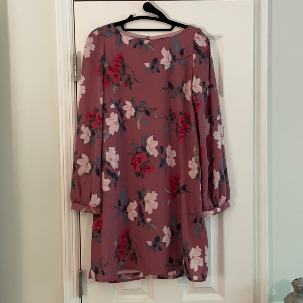 Lulu’s Muave Floral Dress